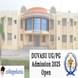 DUVASU UG/PG Admission 2025 Open; Apply by May 9
